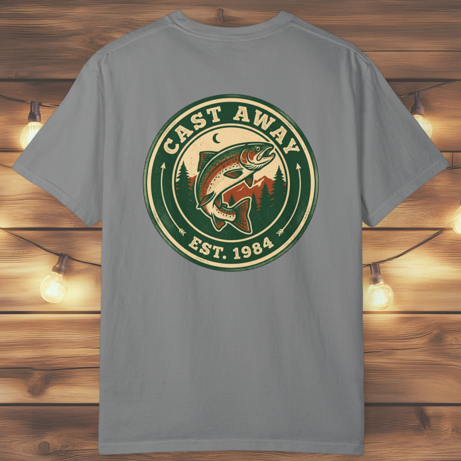 Cast Away Fishing Logo T-Shirt