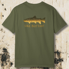 Like Buttah Brown Trout T-Shirt Back Print