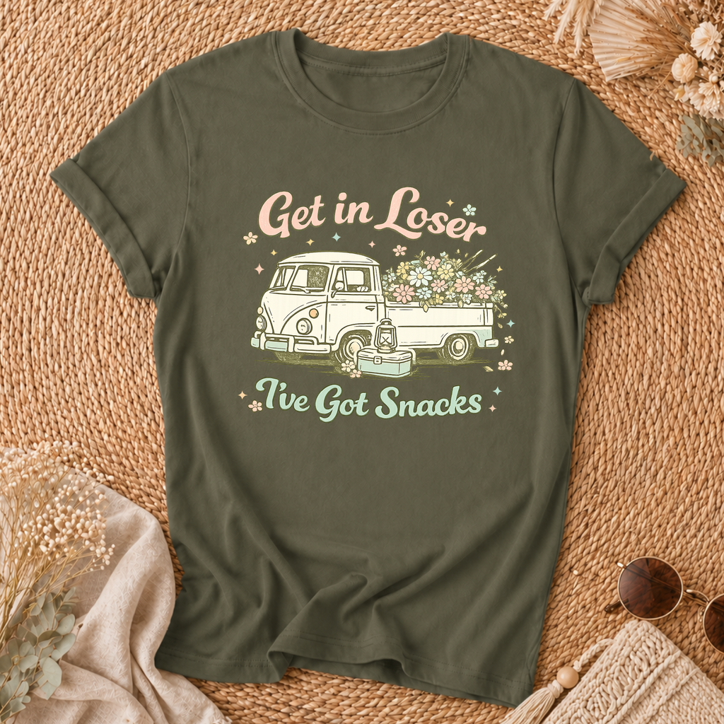 Retro Flower Truck Tee