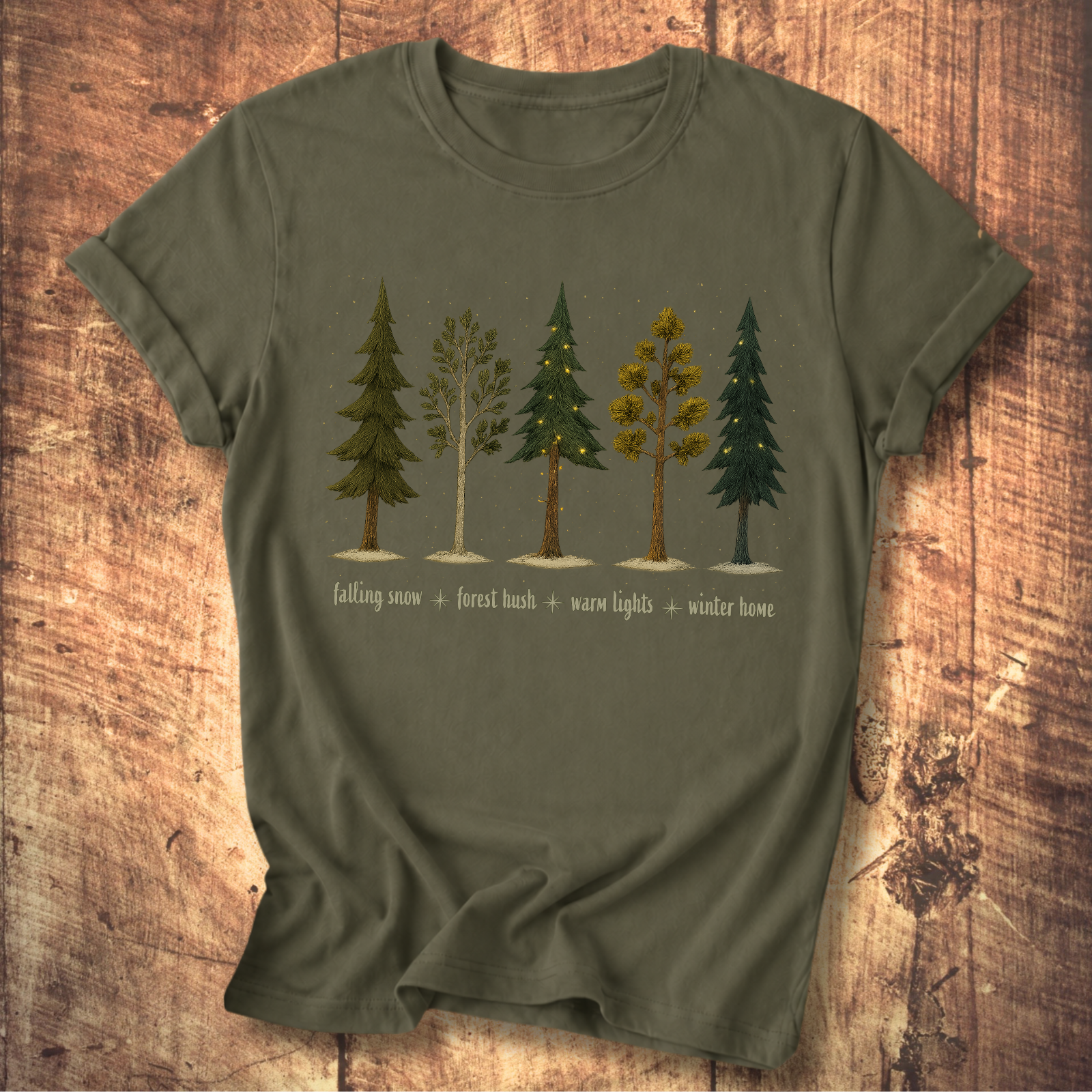 Lights in the Forest Tee