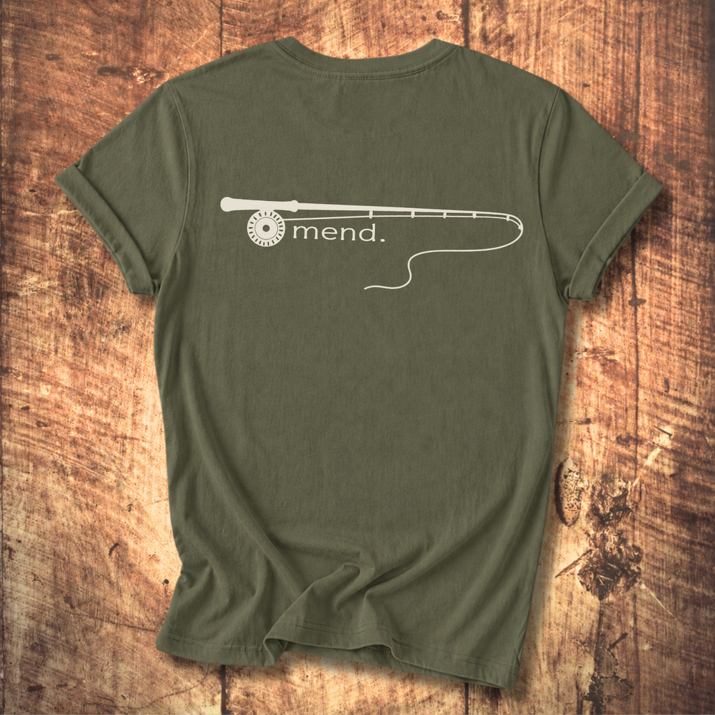 "Mend" Fly Fishing T-Shirt