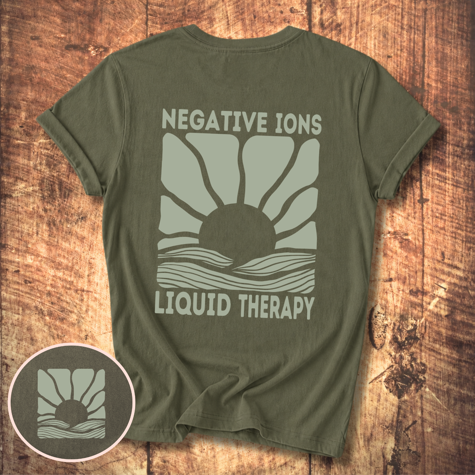 Negative Ions Liquid Therapy T-Shirt