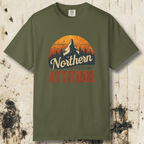 Northern Attitude Retro Mountain T-Shirt | Comfort Colors Graphic Tee