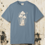 Foxy Shrooms T-Shirt — Moonlit Mushroom Graphic Tee