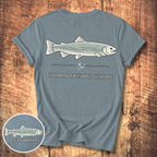Cutthroat Topography Fly Fishing T-Shirt