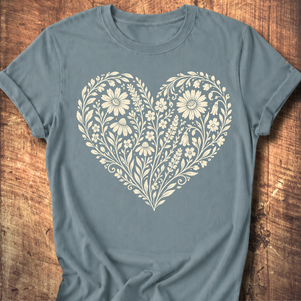 Heart Of Flowers T-shirt