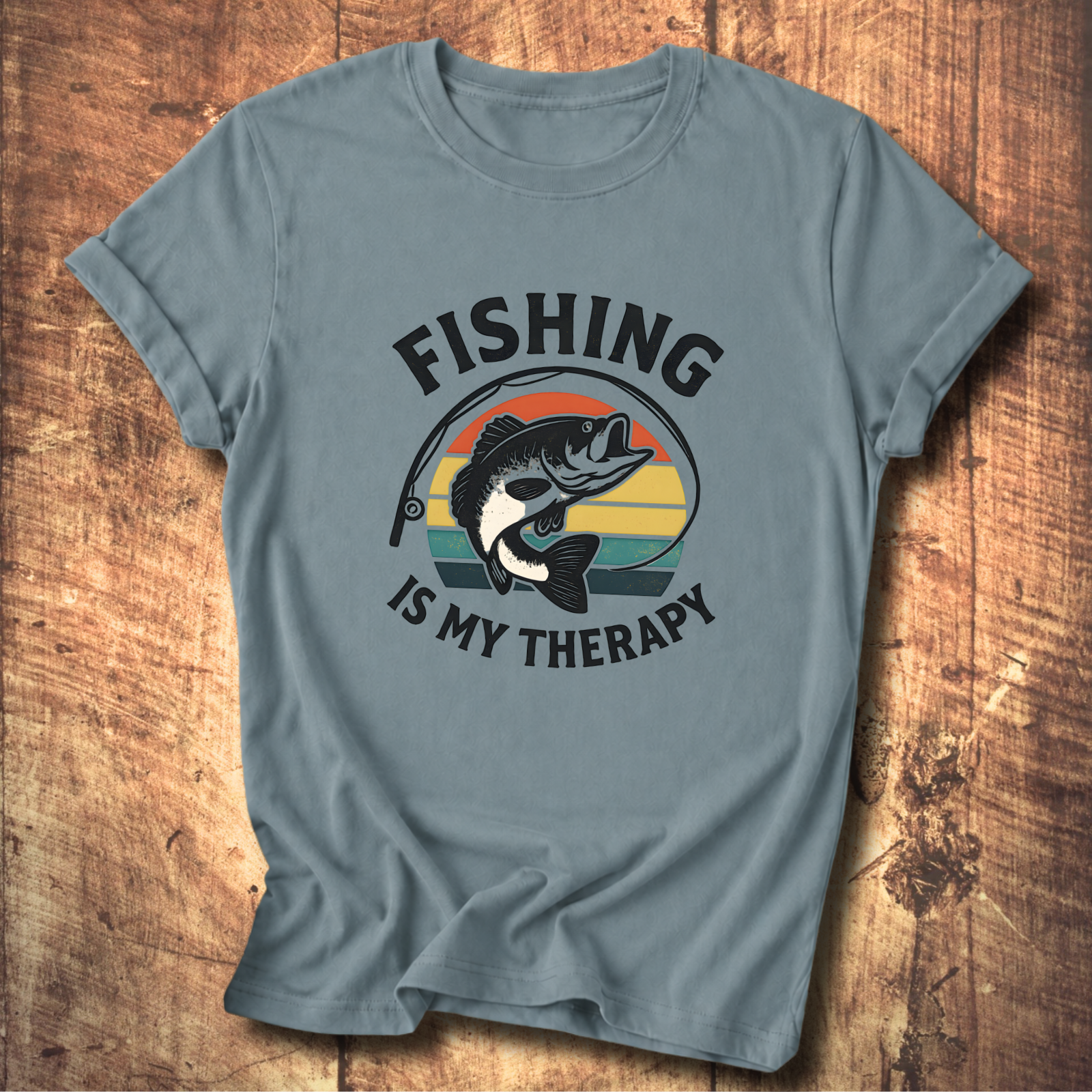 Fishing Is My Therapy Tee