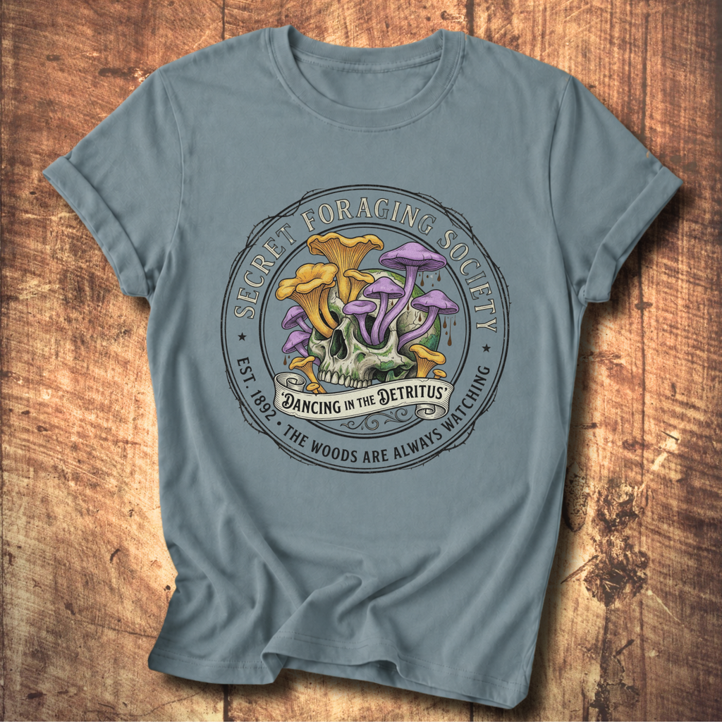 Technicolor Skull Foraging Society T-Shirt