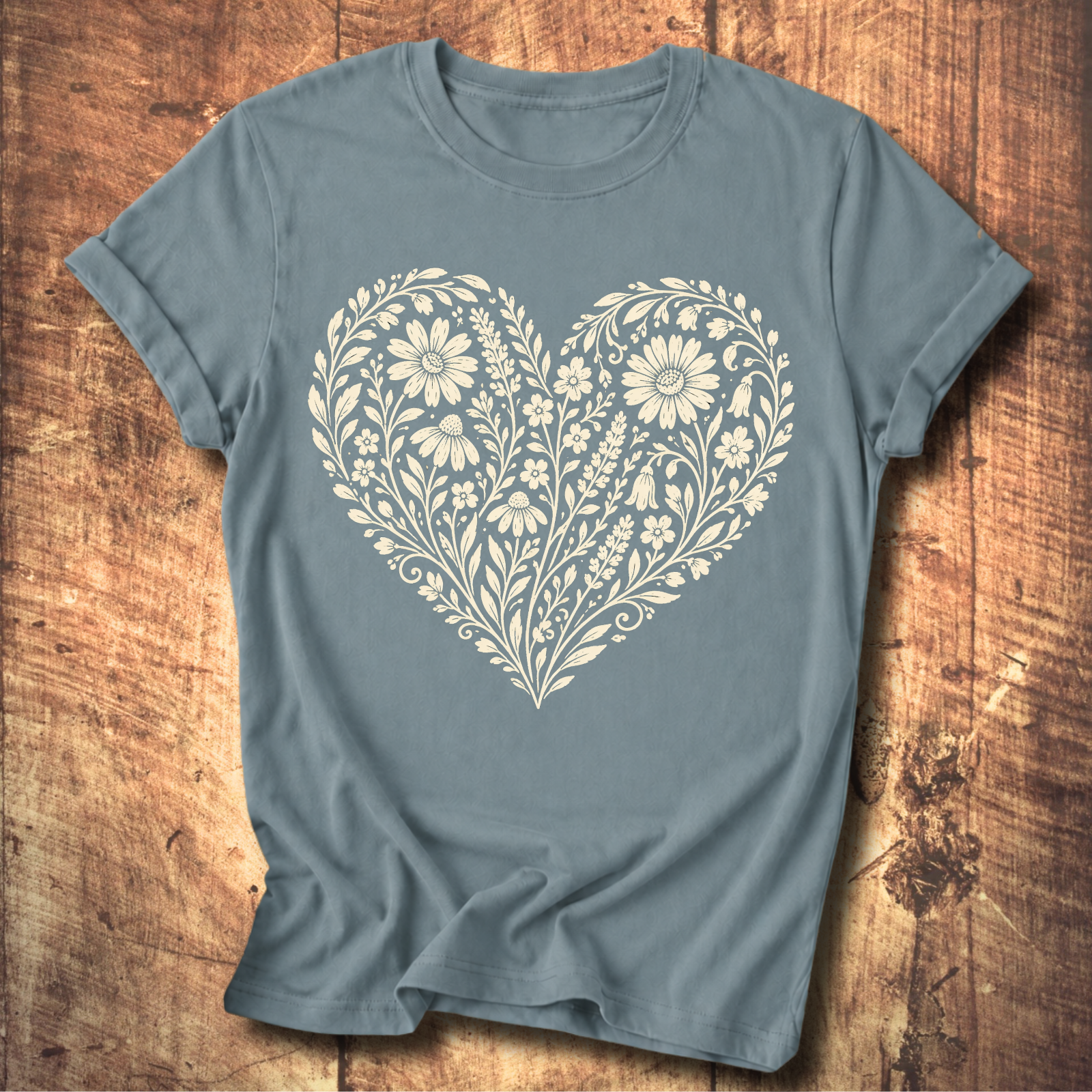 Heart Of Flowers T-shirt