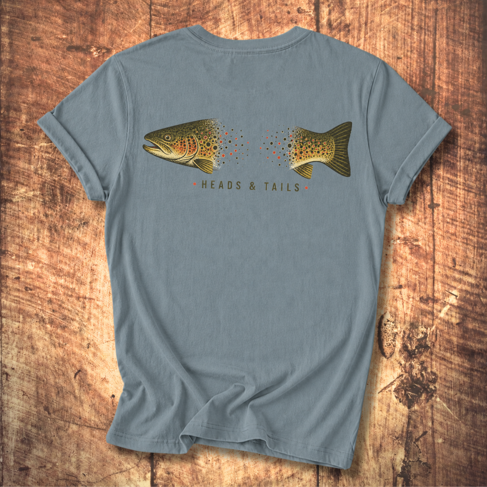 Brown Trout Heads & Tails Tee