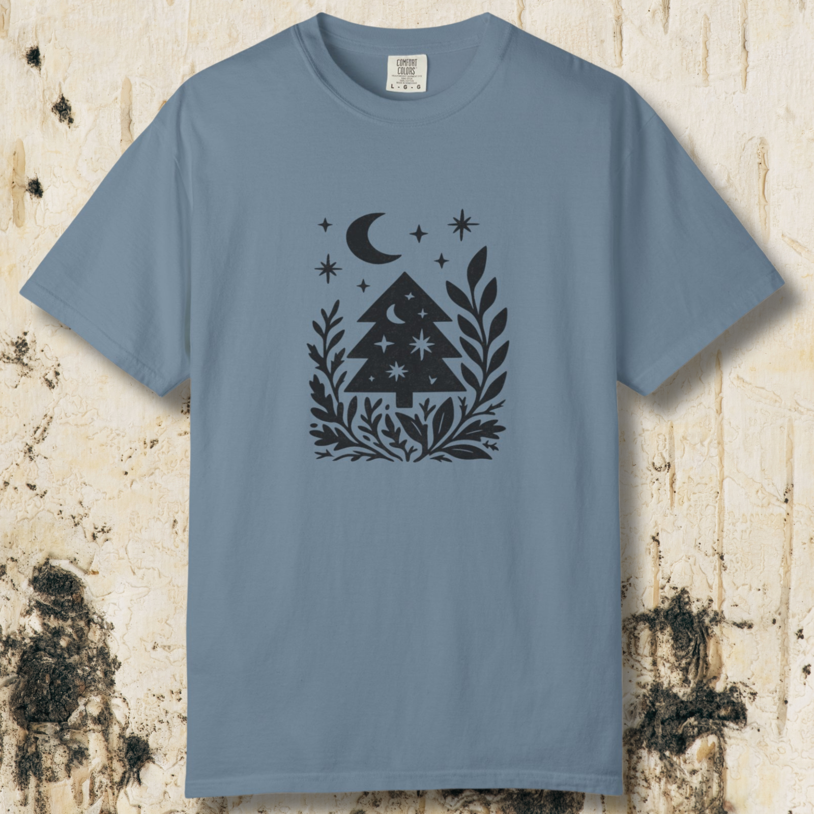 Midnight Forest T-Shirt | Moon and Pines Graphic Tee