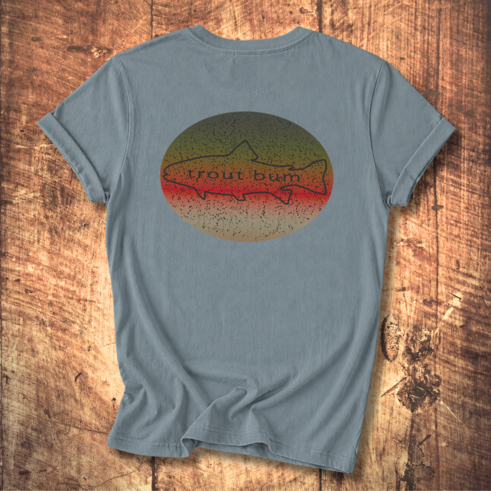 Trout Bum Back Print Tee