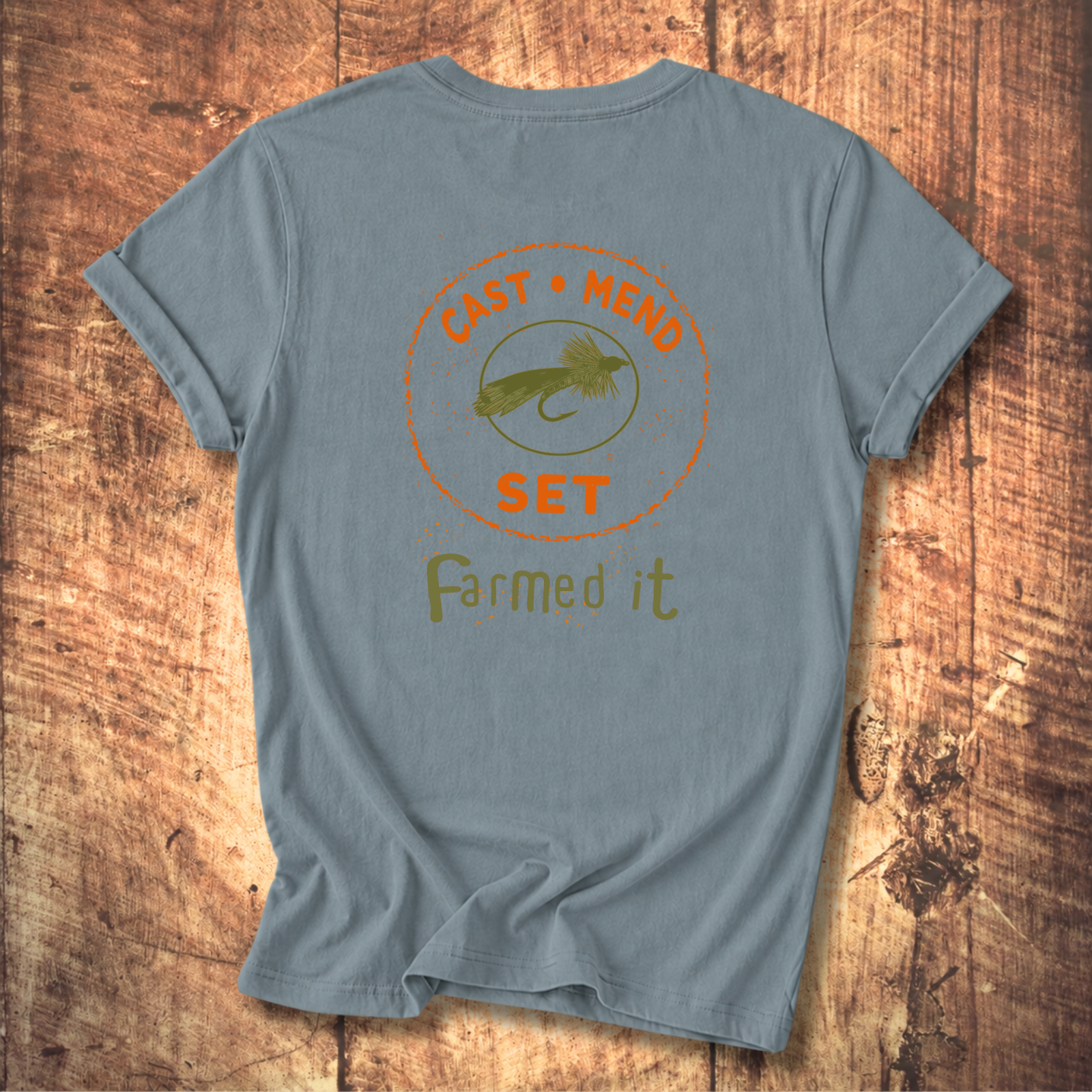 Cast • Mend • Set “Farmed it” T-shirt
