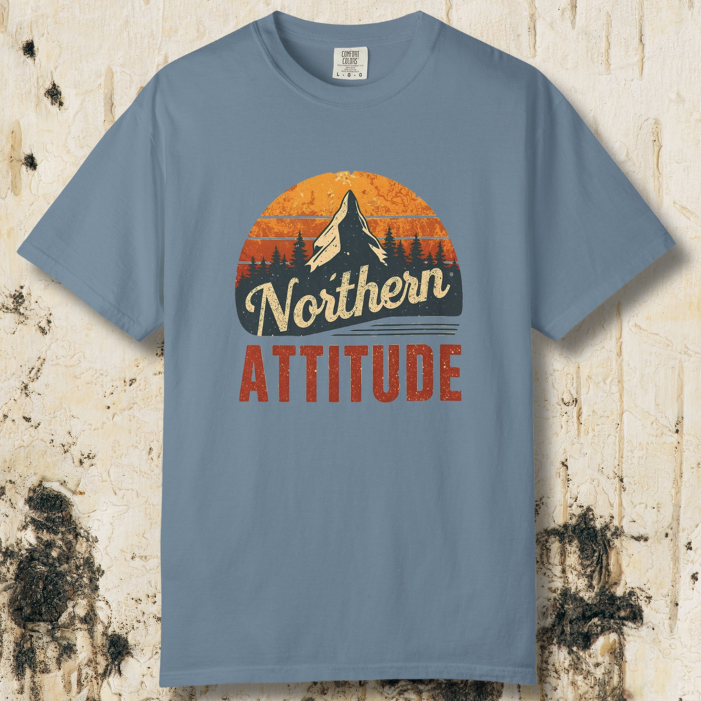 Northern Attitude Retro Mountain T-Shirt | Comfort Colors Graphic Tee
