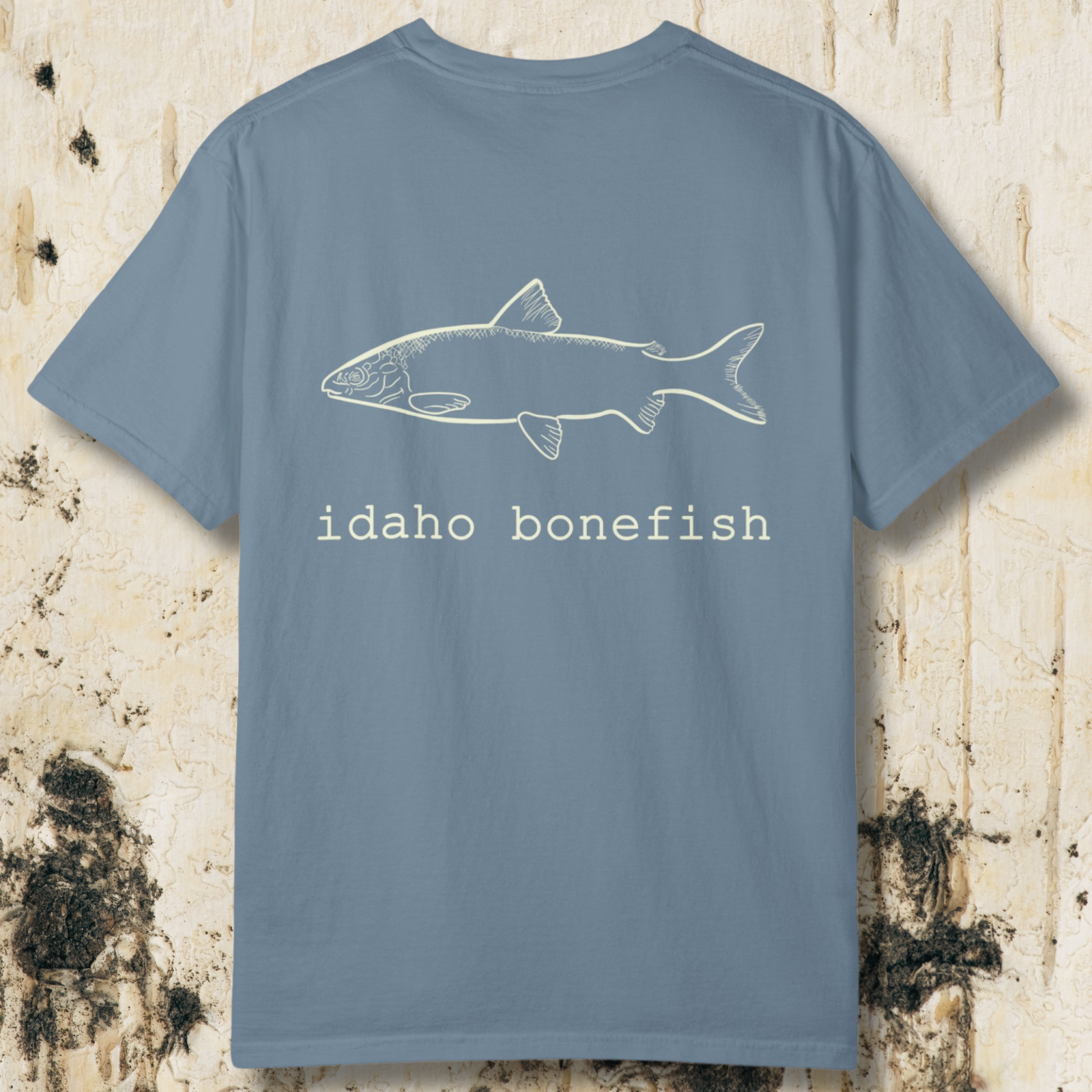 Idaho Bonefish Back Print T-Shirt — Vintage Fishing Graphic Tee
