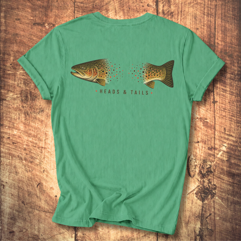 Brown Trout Heads & Tails Tee