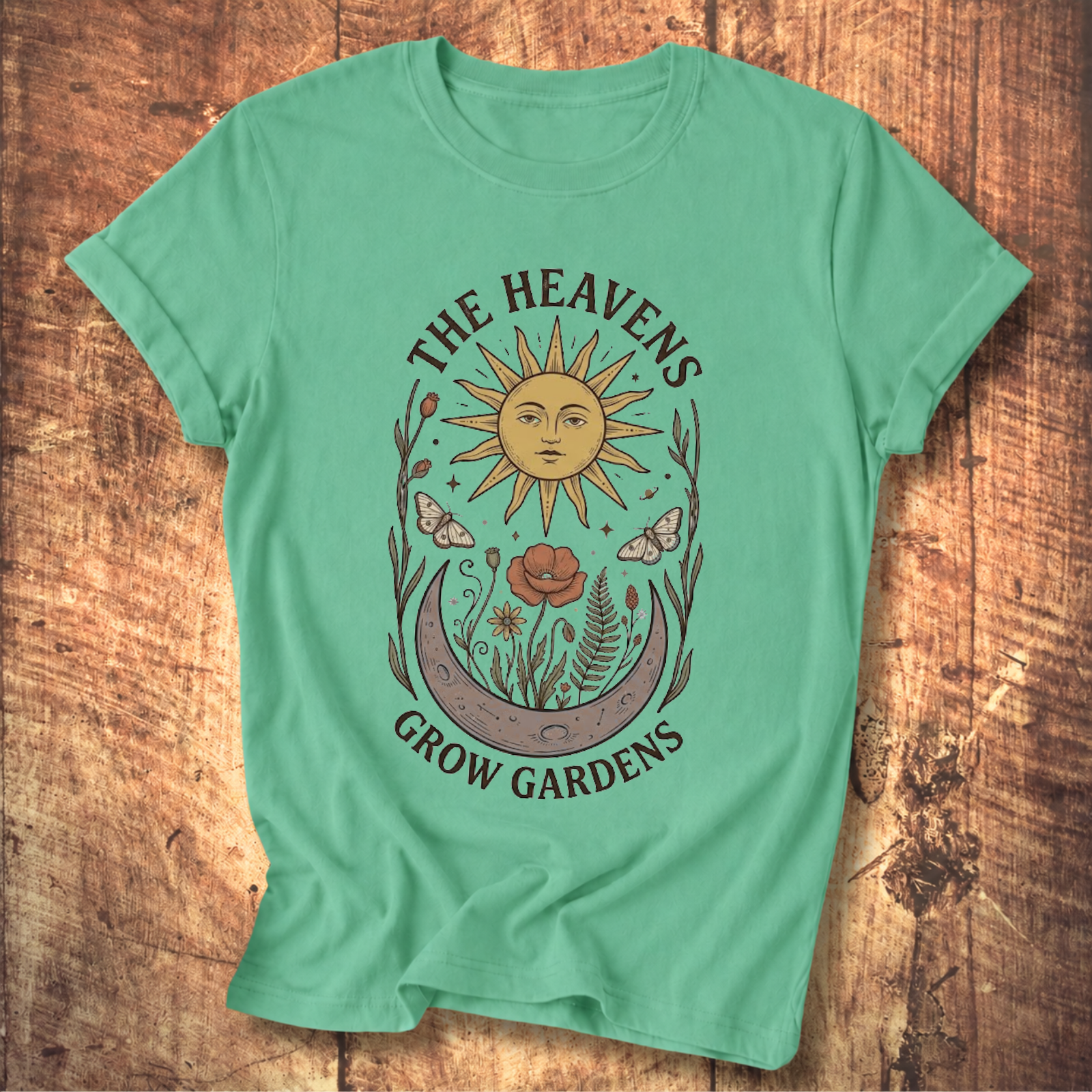 Heavens Grow Gardens T-shirt