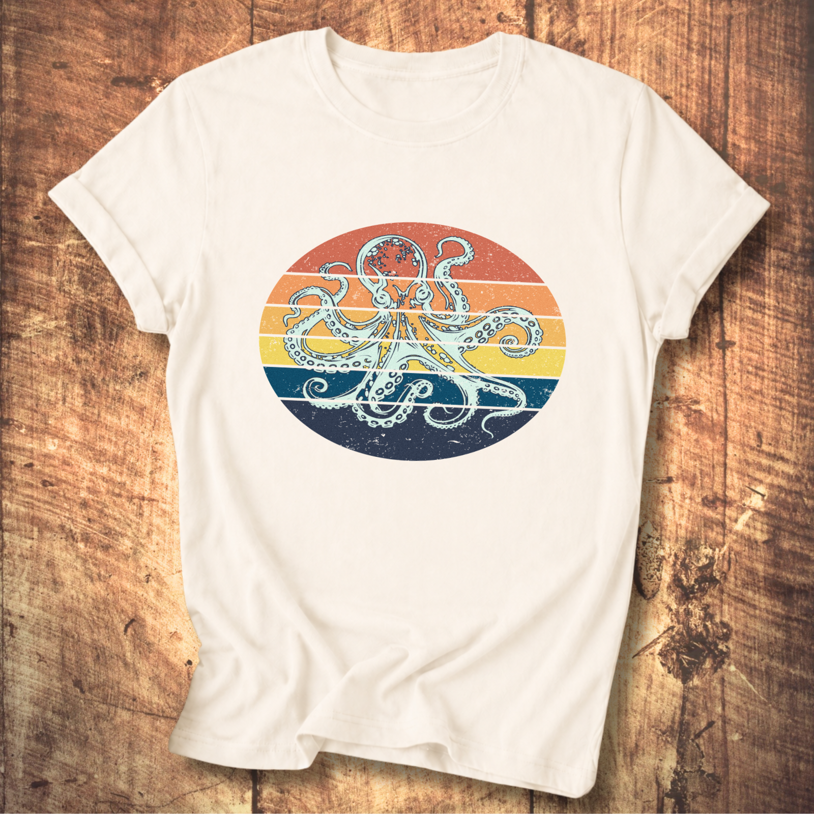 Octopus Sunset Tee