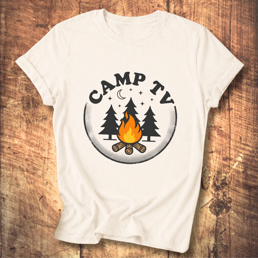 Camp TV Static Tee