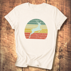 Vintage Sunset Deer T-Shirt