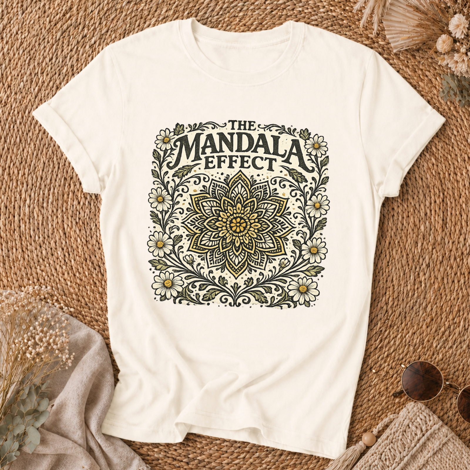 Mandala Flowers Tee