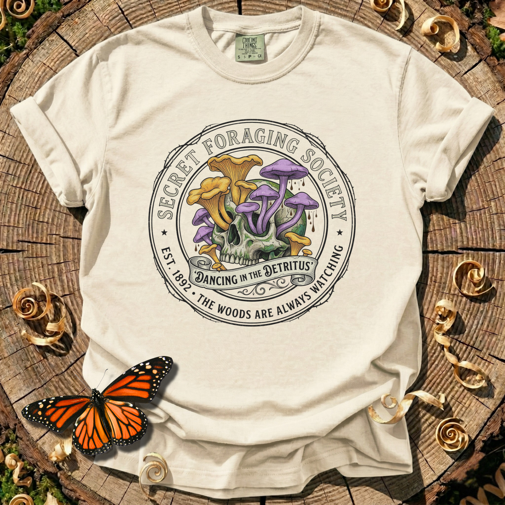 Technicolor Skull Foraging Society T-Shirt