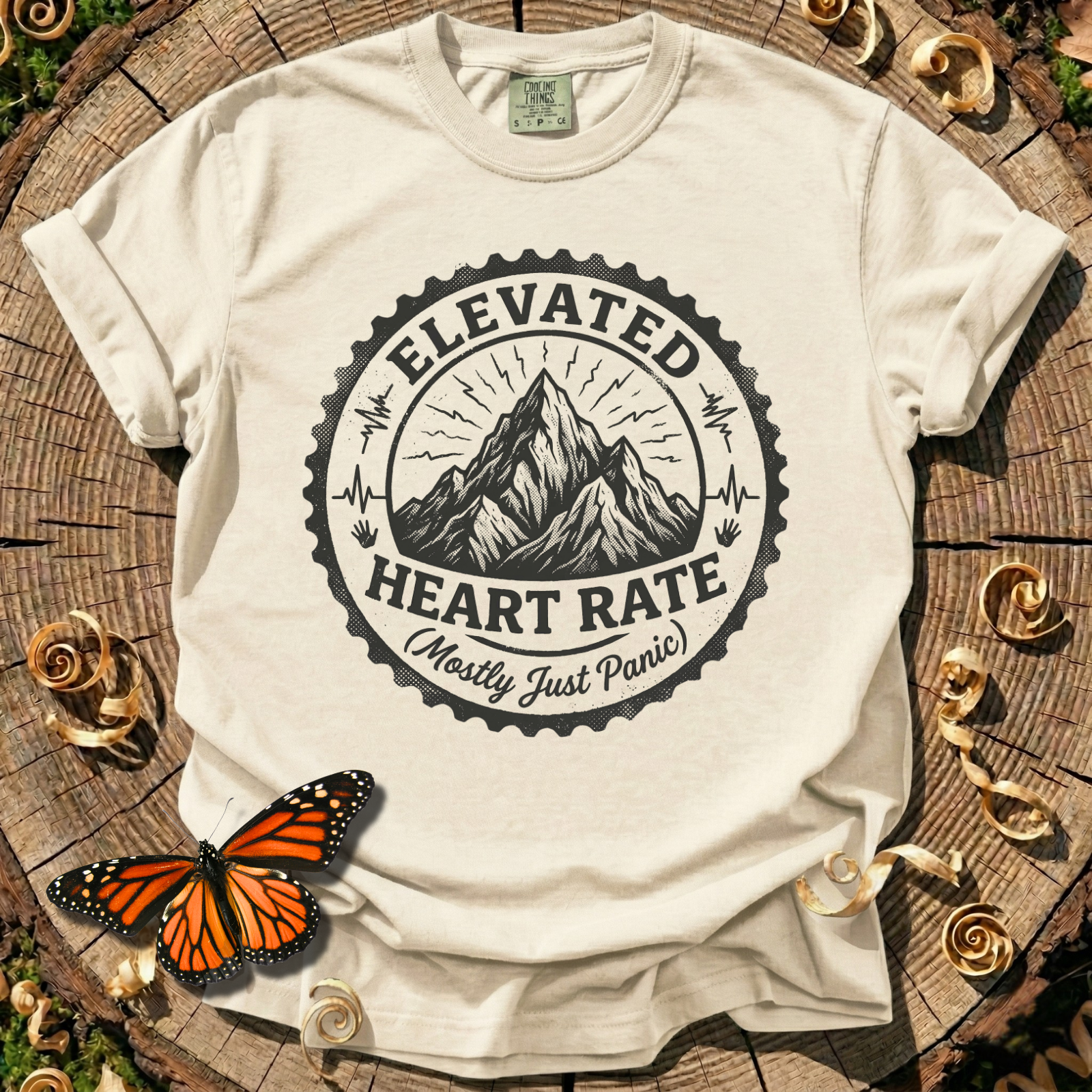 Elevated Heart Rate Mountain T-Shirt