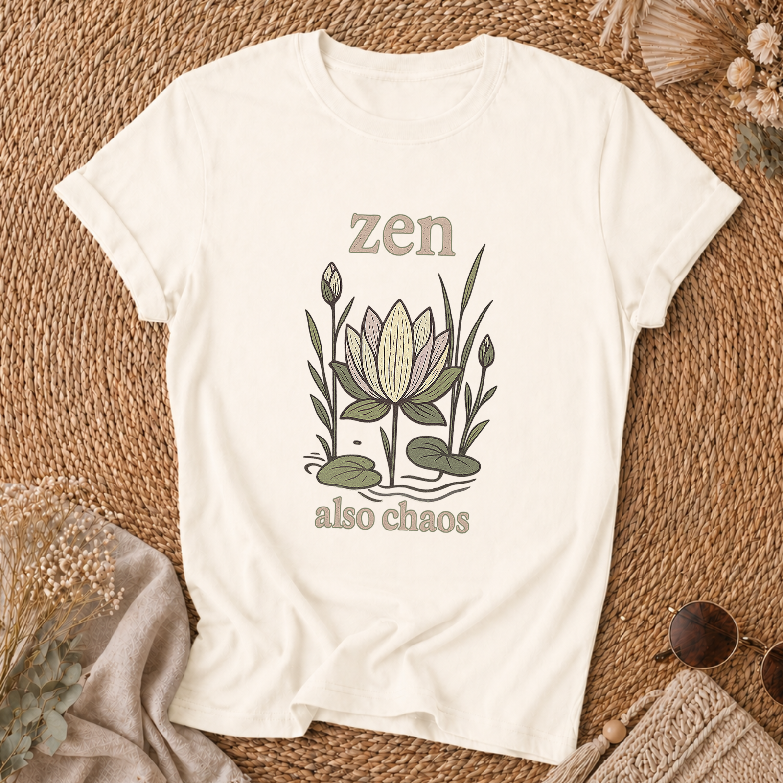 Zen & Chaos Lotus T-Shir