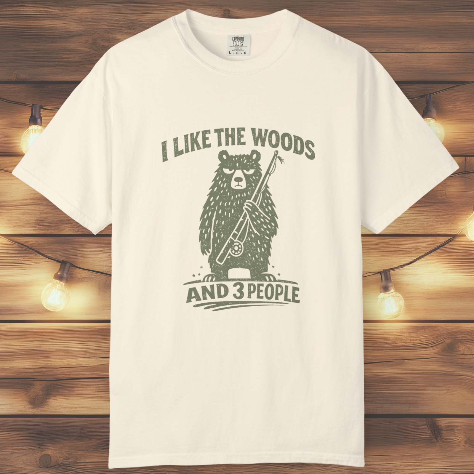 I Like the Woods and 3 People T-Shirt