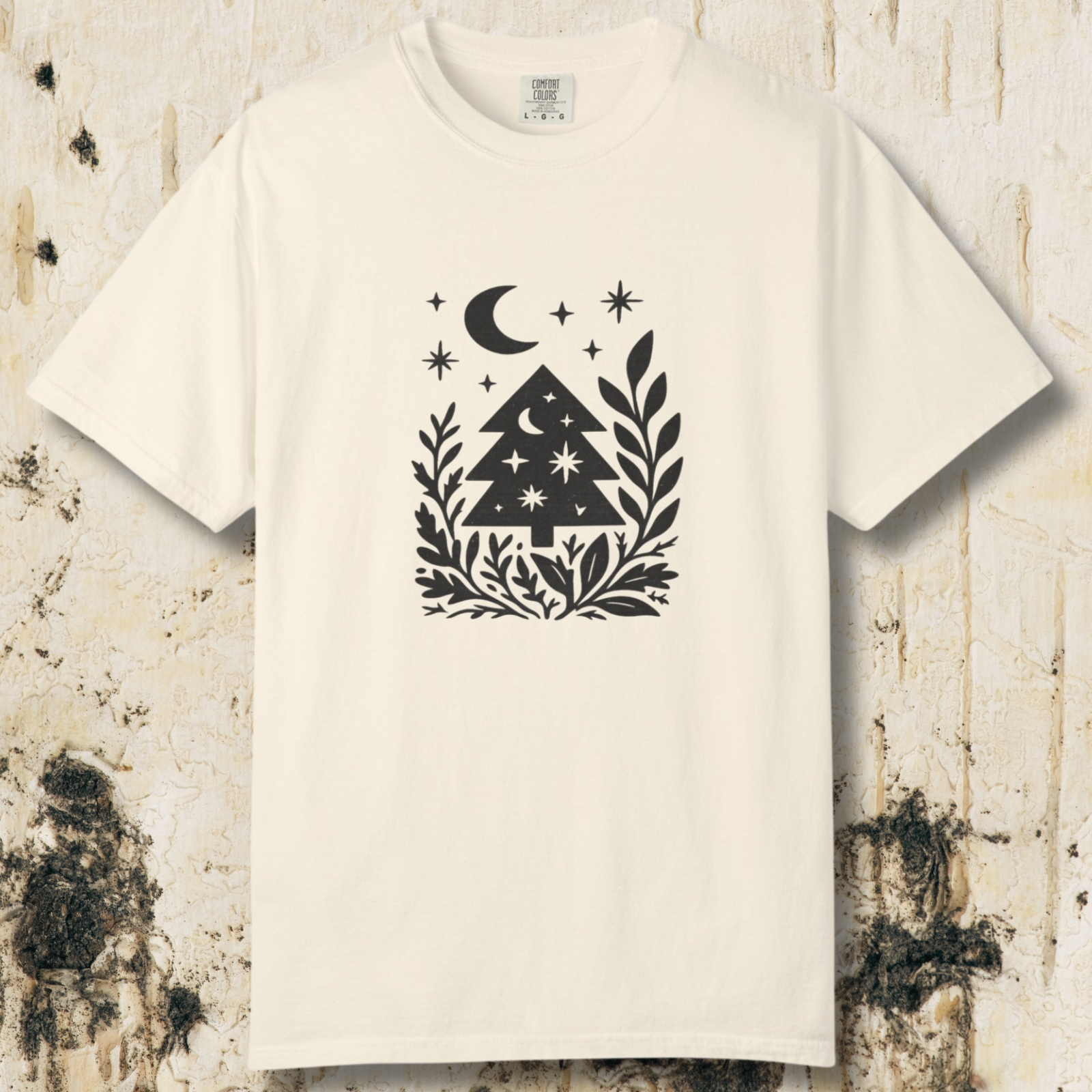 Midnight Forest T-Shirt | Moon and Pines Graphic Tee