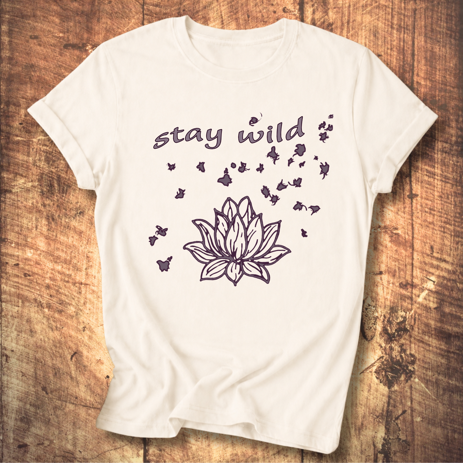 Stay Wild Lotus Tee
