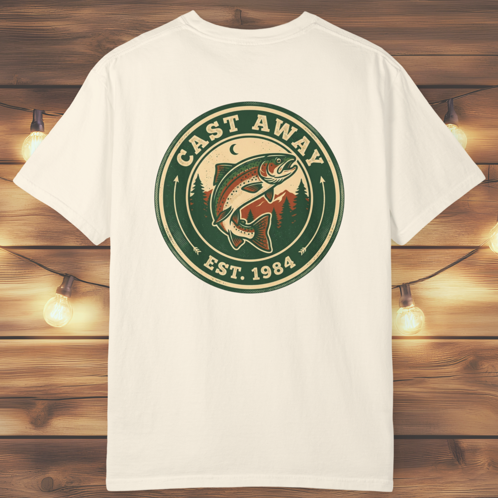 Cast Away Fishing Logo T-Shirt