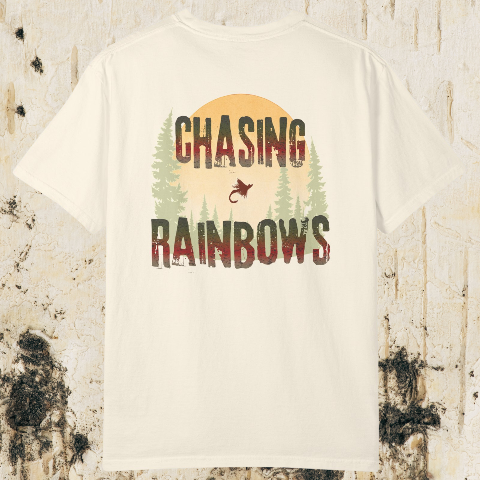 Chasing Rainbows Fly Fishing T-Shirt
