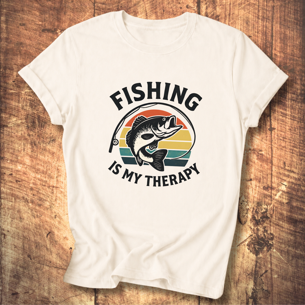 Fishing Is My Therapy Tee