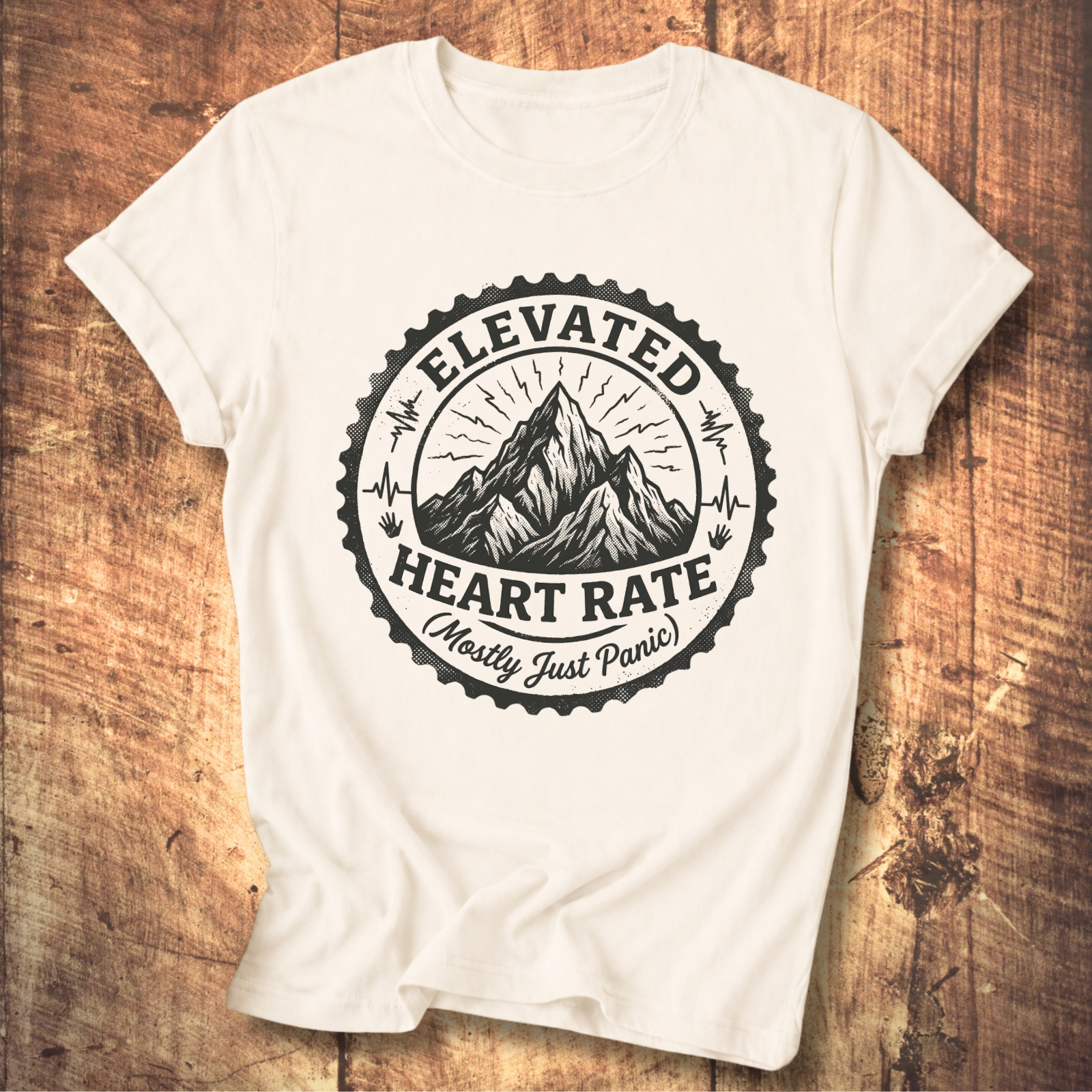 Elevated Heart Rate Mountain T-Shirt
