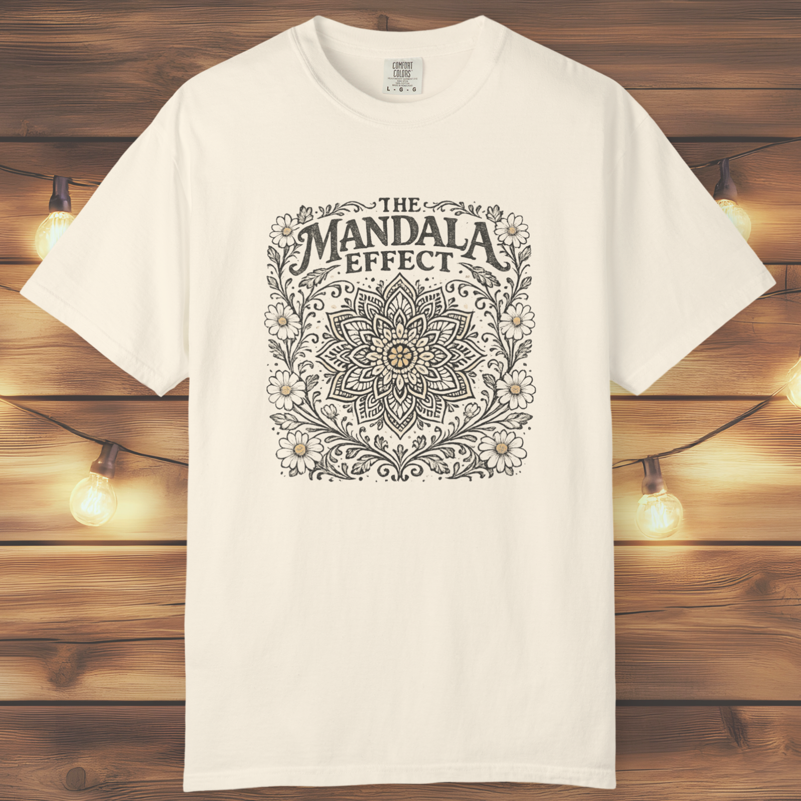 Mandala Effect Boho T-Shirt