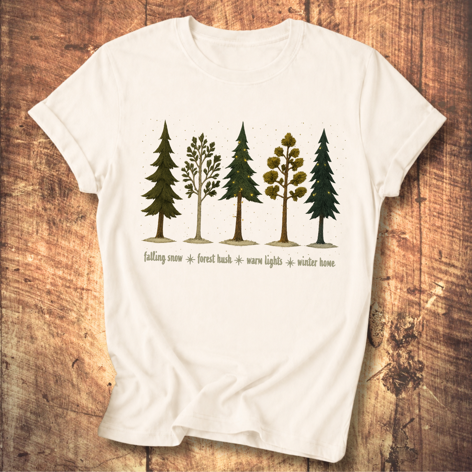 Lights in the Forest Tee
