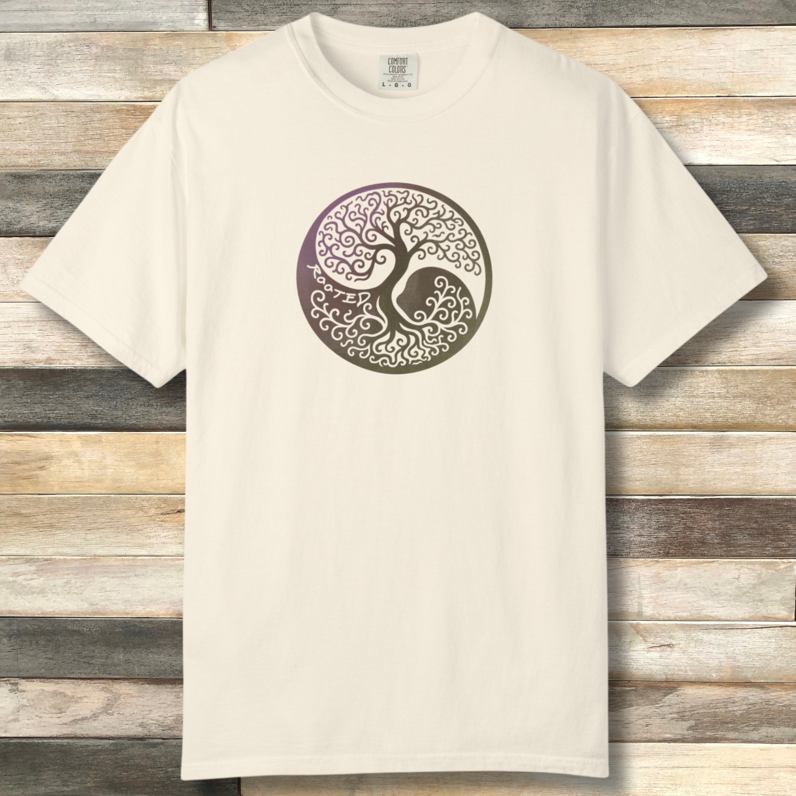 Rooted Yin Yang Tree T-Shirt — Boho Nature Graphic Tee