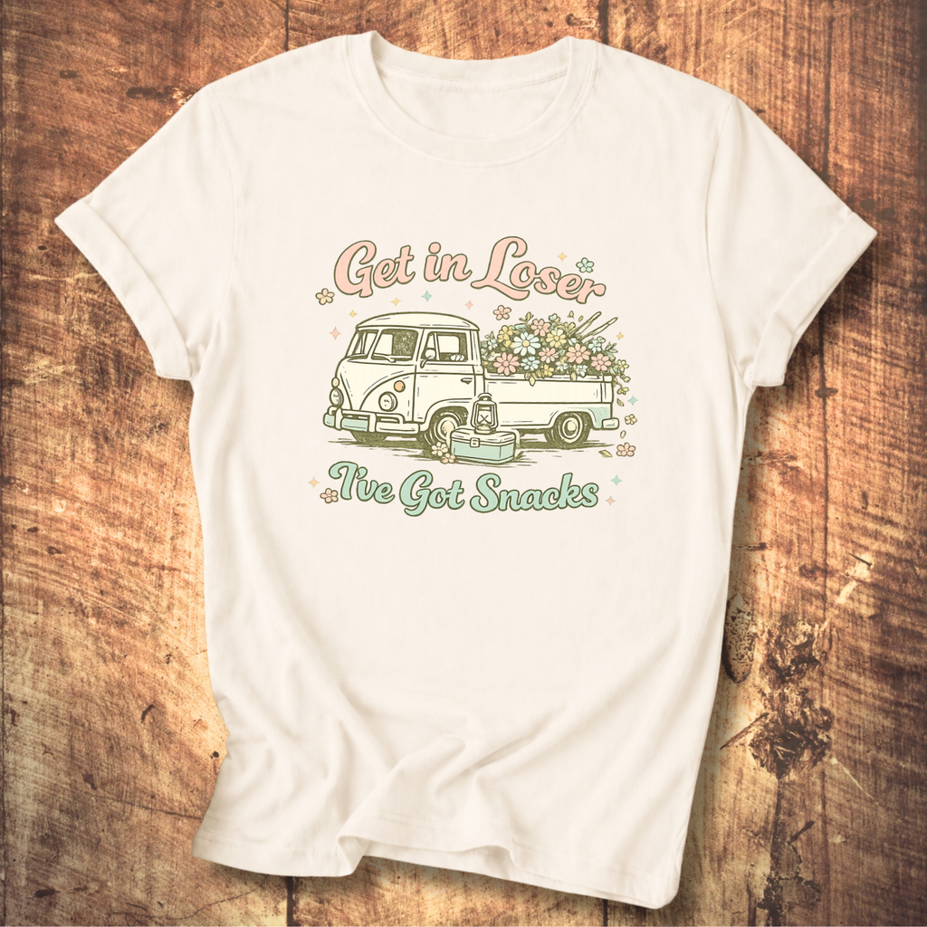 Retro Flower Truck Tee