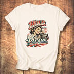 Hold Please Retro Pinup Tee