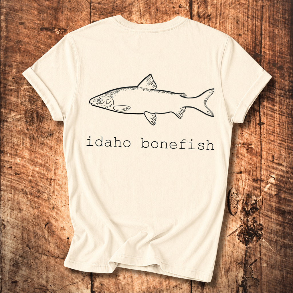 Idaho Bonefish Back Print T-Shirt