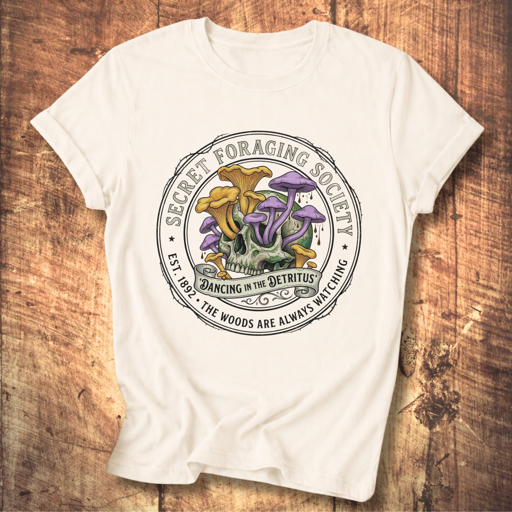 Technicolor Skull Foraging Society T-Shirt