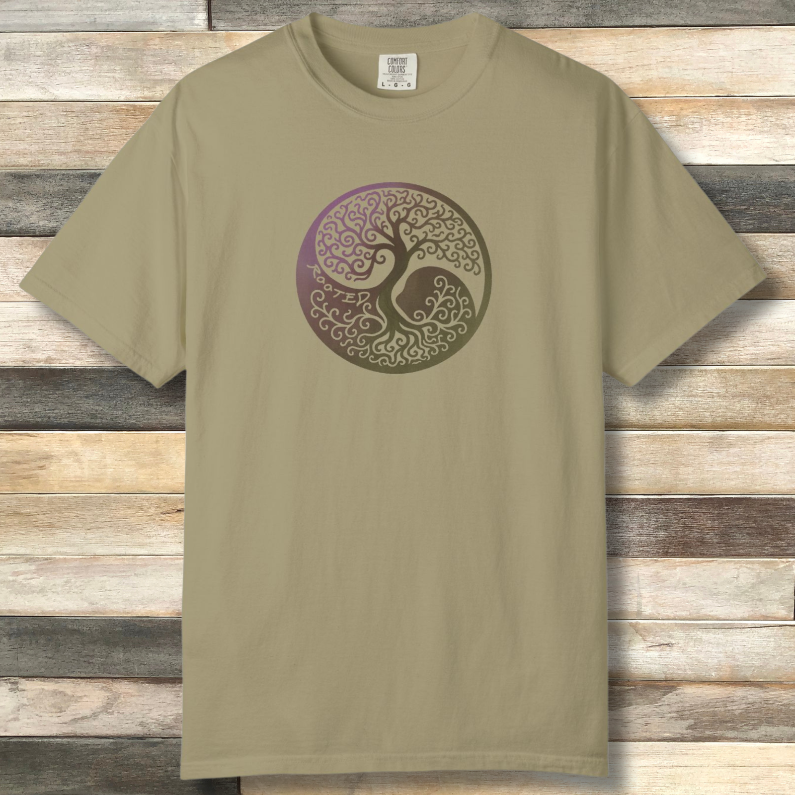 Rooted Yin Yang Tree T-Shirt — Boho Nature Graphic Tee