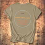 Hook Sets Are Free Fishing Back Print T-Shirt