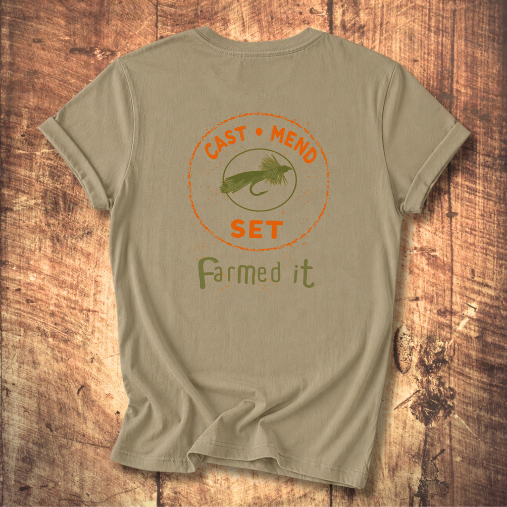 Cast • Mend • Set “Farmed it” T-shirt