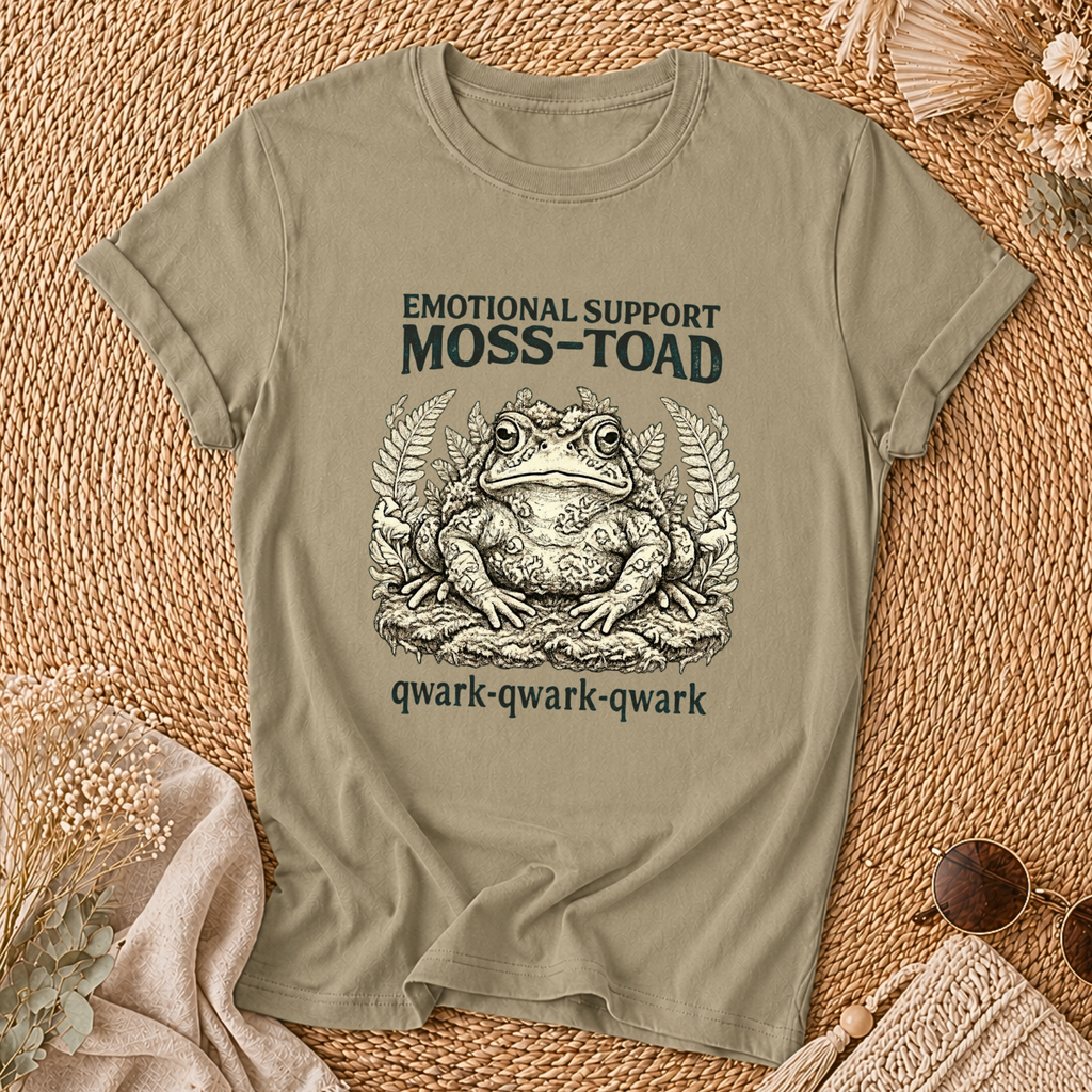 Emotional Support Moss-Toad T-Shirt
