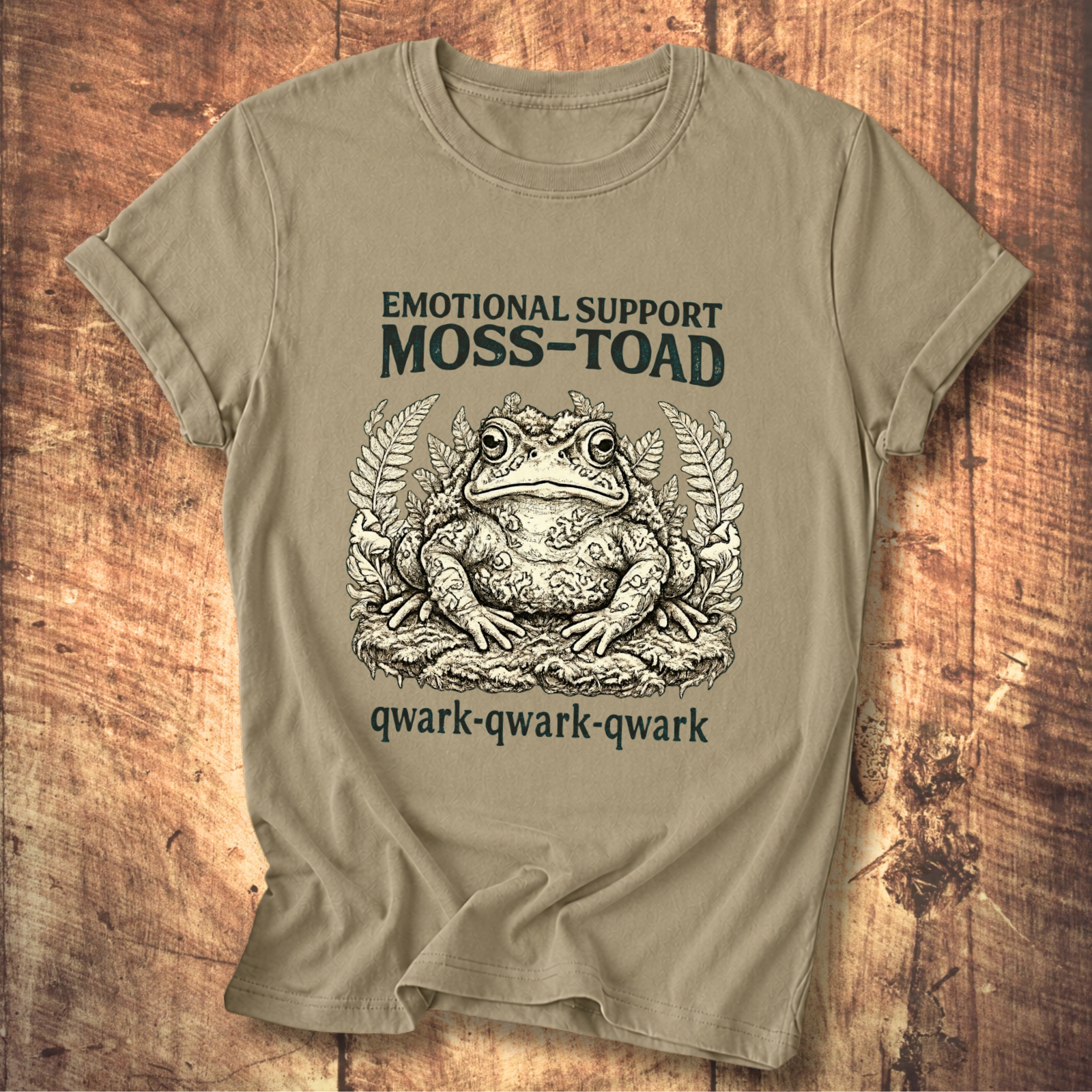 Emotional Support Moss-Toad T-Shirt