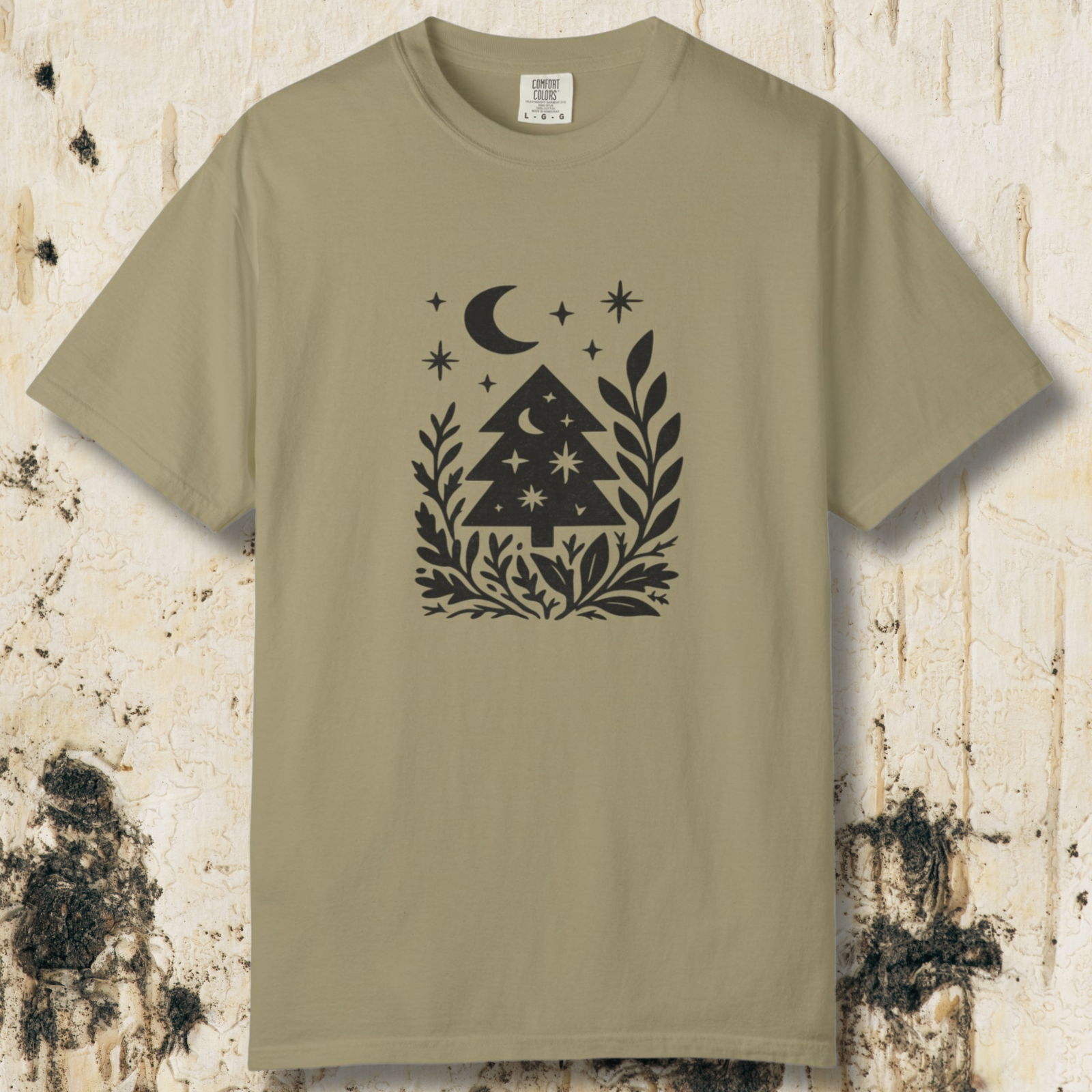 Midnight Forest T-Shirt | Moon and Pines Graphic Tee
