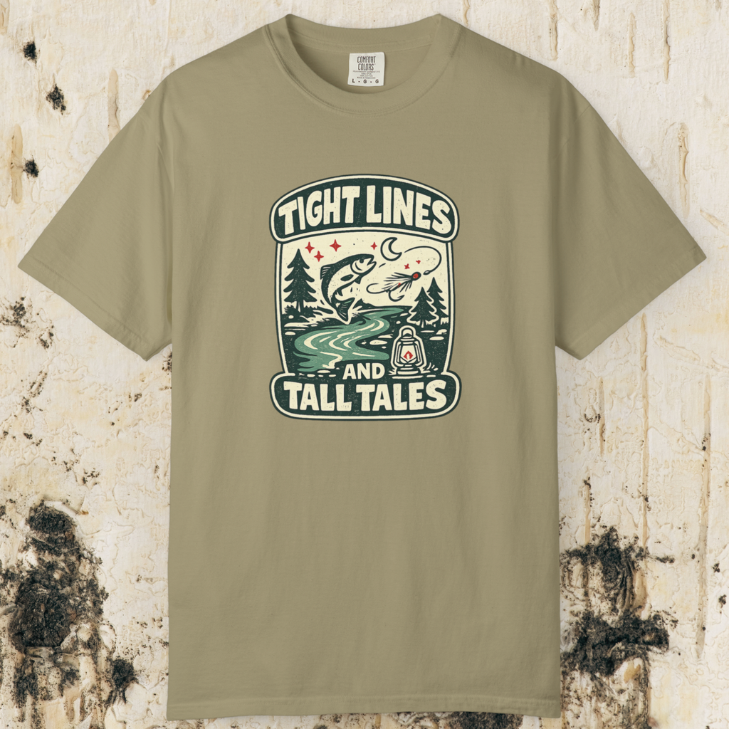 Tight Lines and Tall Tales Fishing T-Shirt