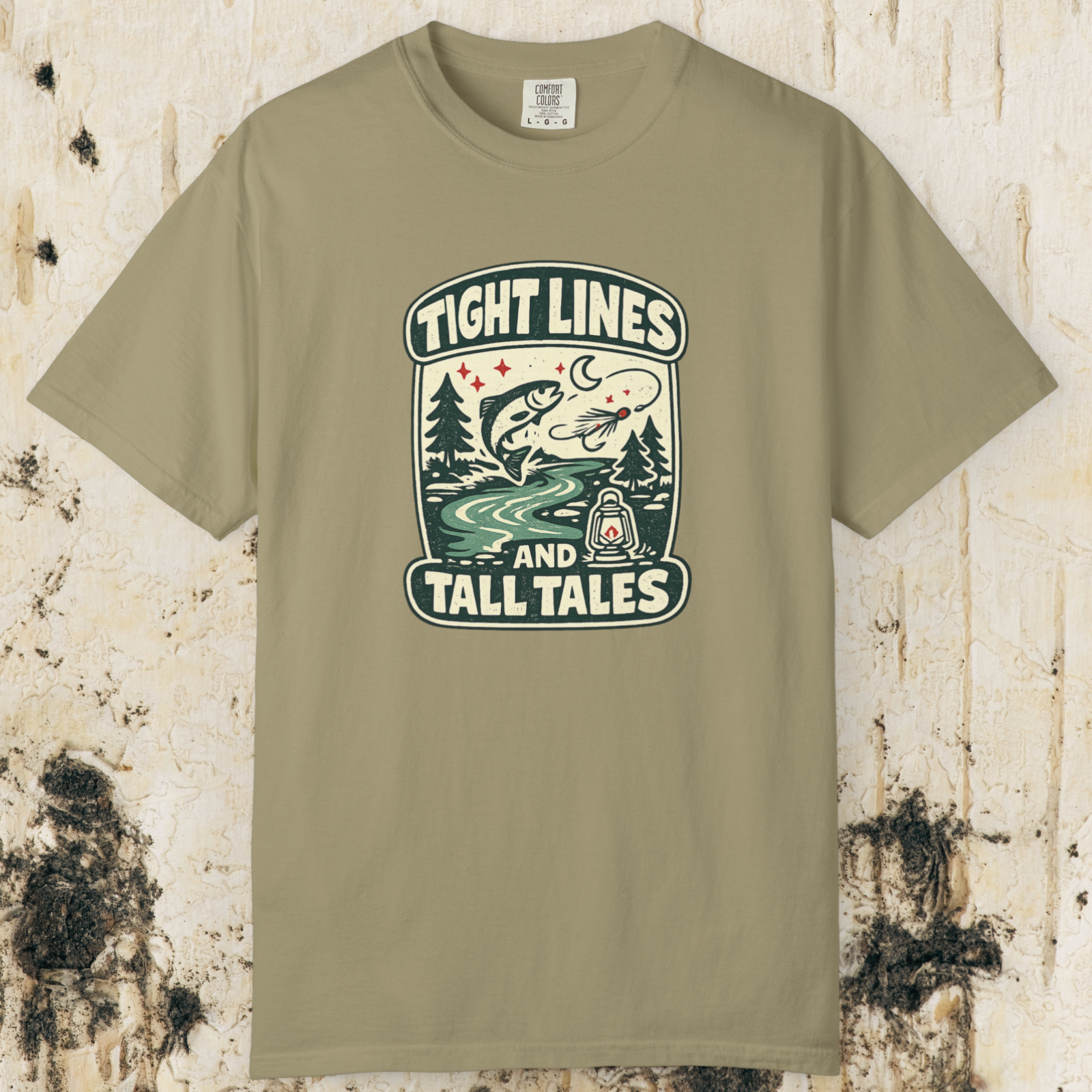 Tight Lines and Tall Tales Fishing T-Shirt